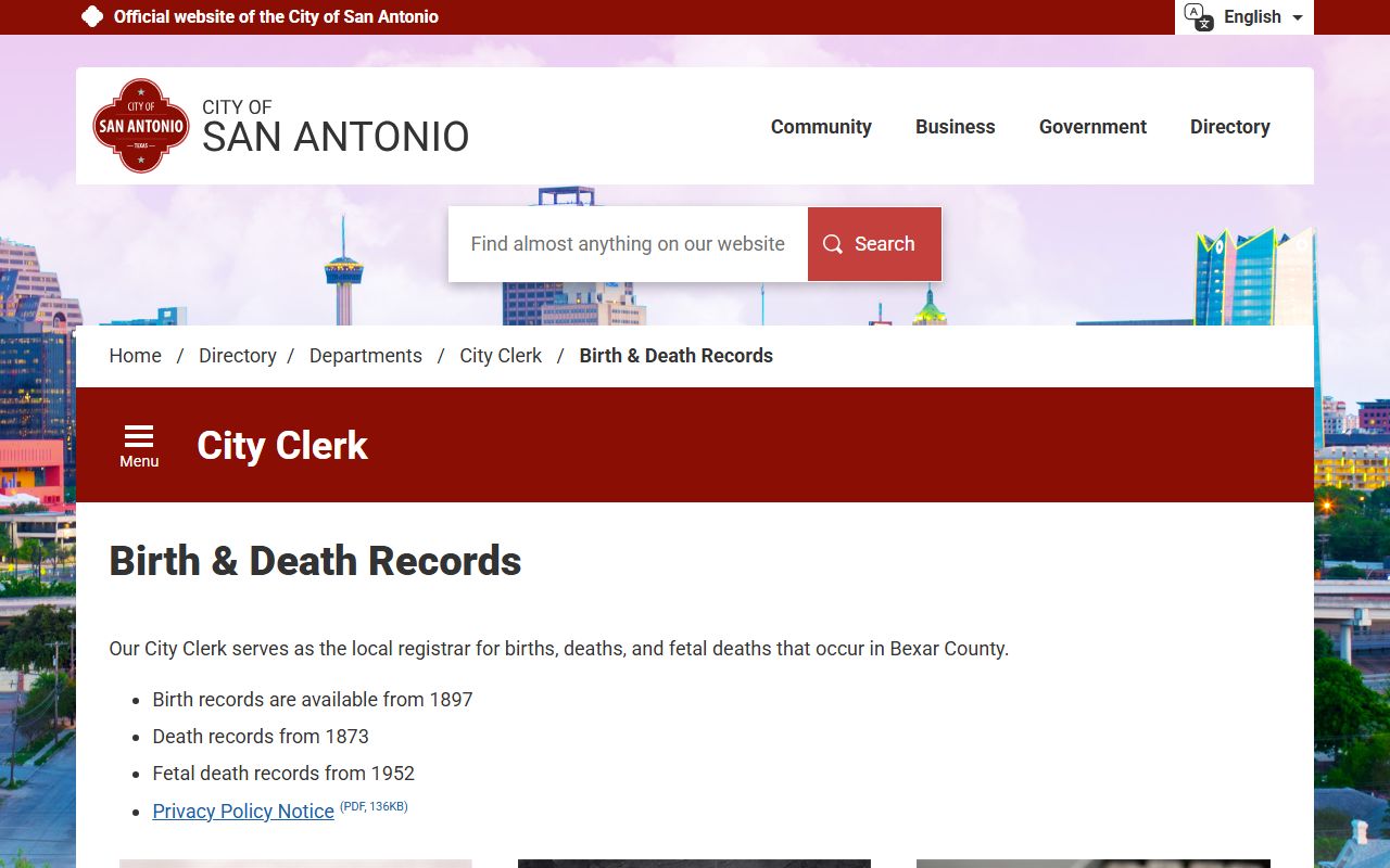 san antonio death records