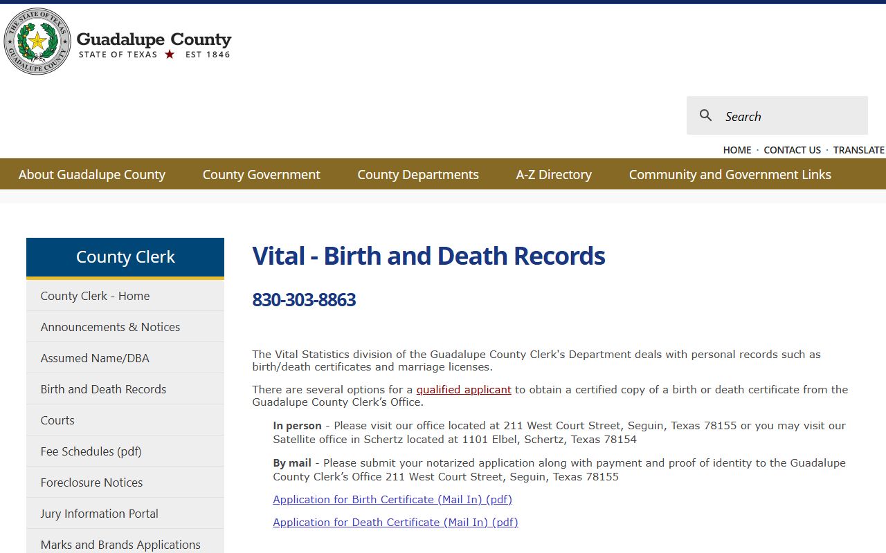 guadalupe county death records