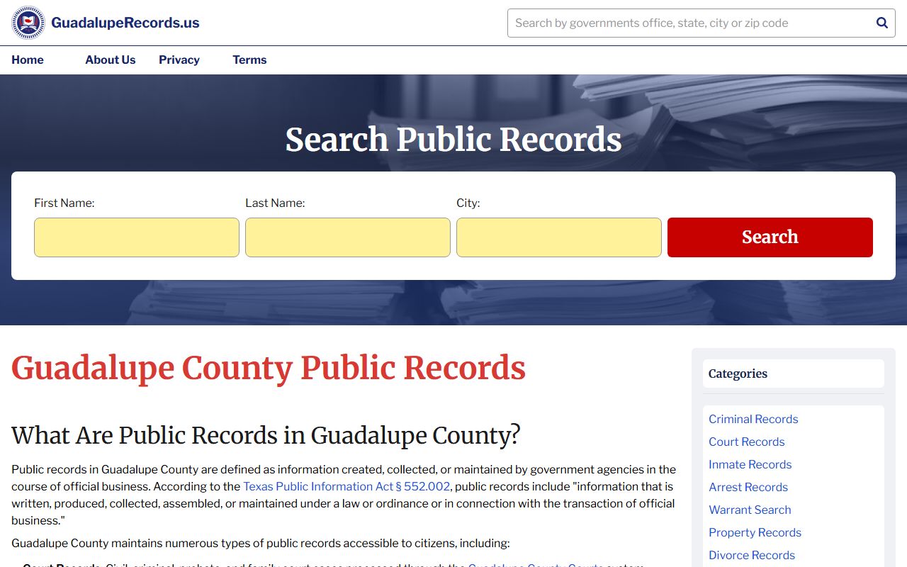 guadalupe county death records