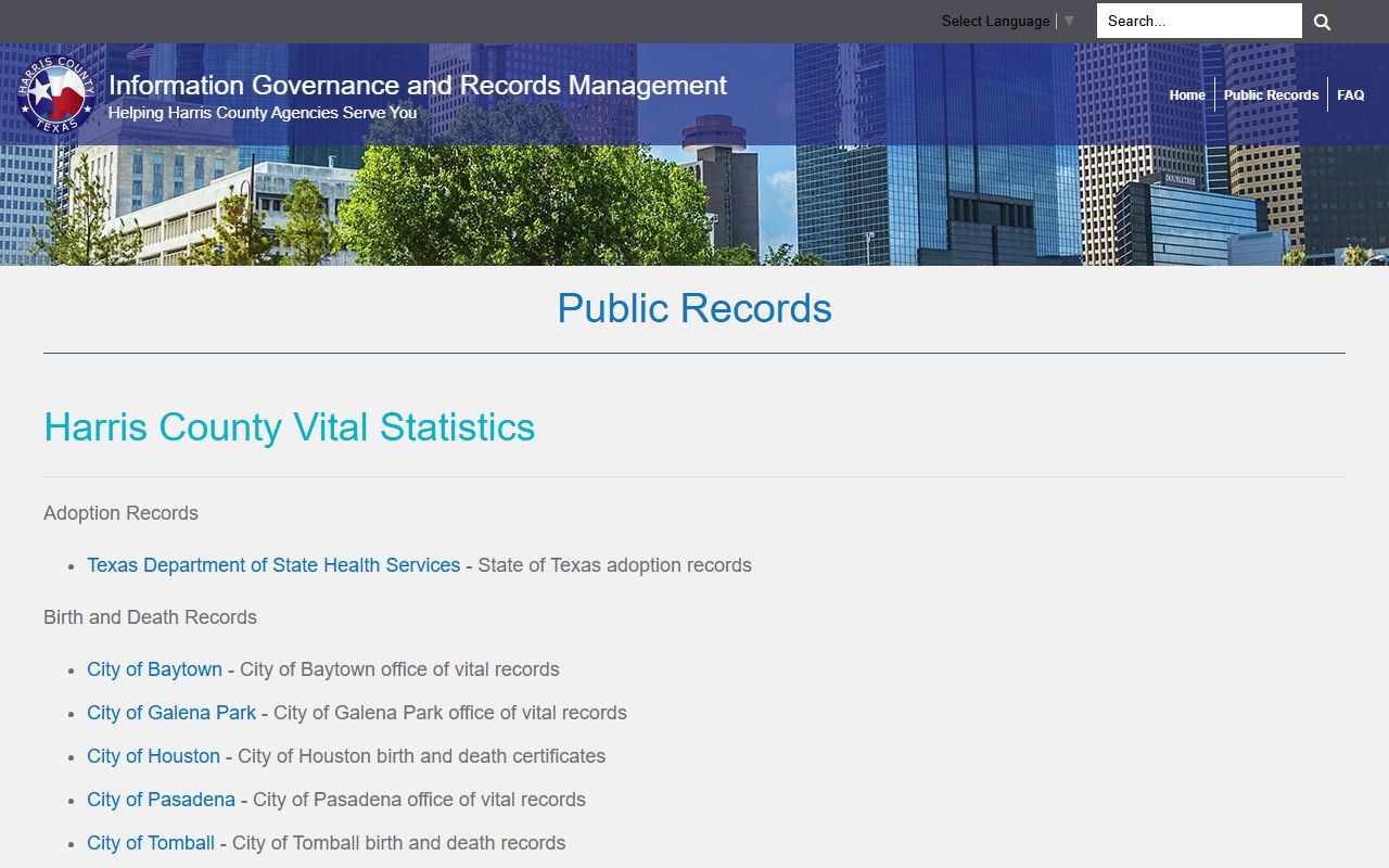 harris county public records search