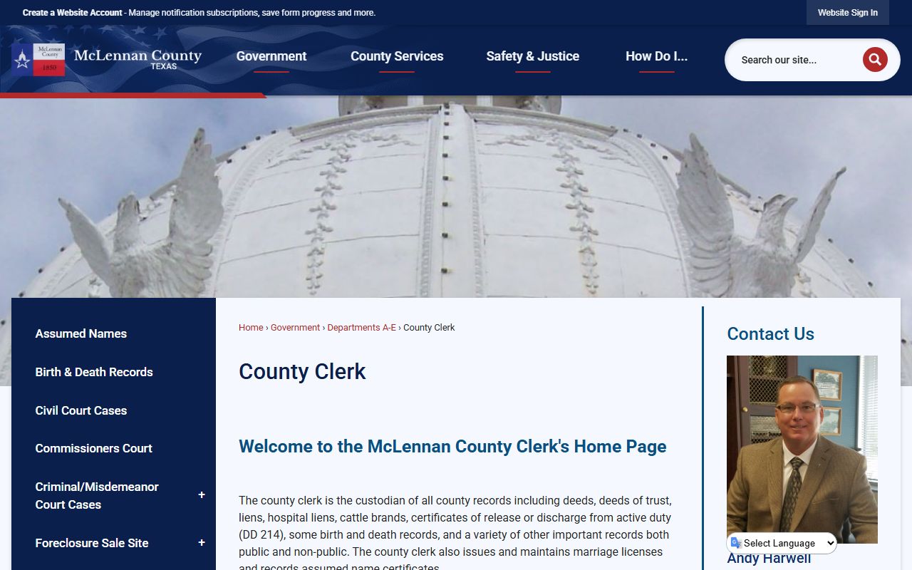 mclennan county death records